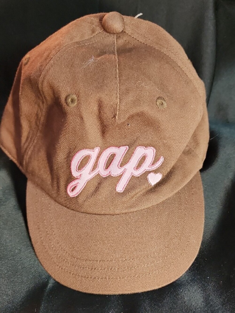 GAP Toddler Brown Cap with Baby GAP Label Sz. Toddler 2-3 Years Old